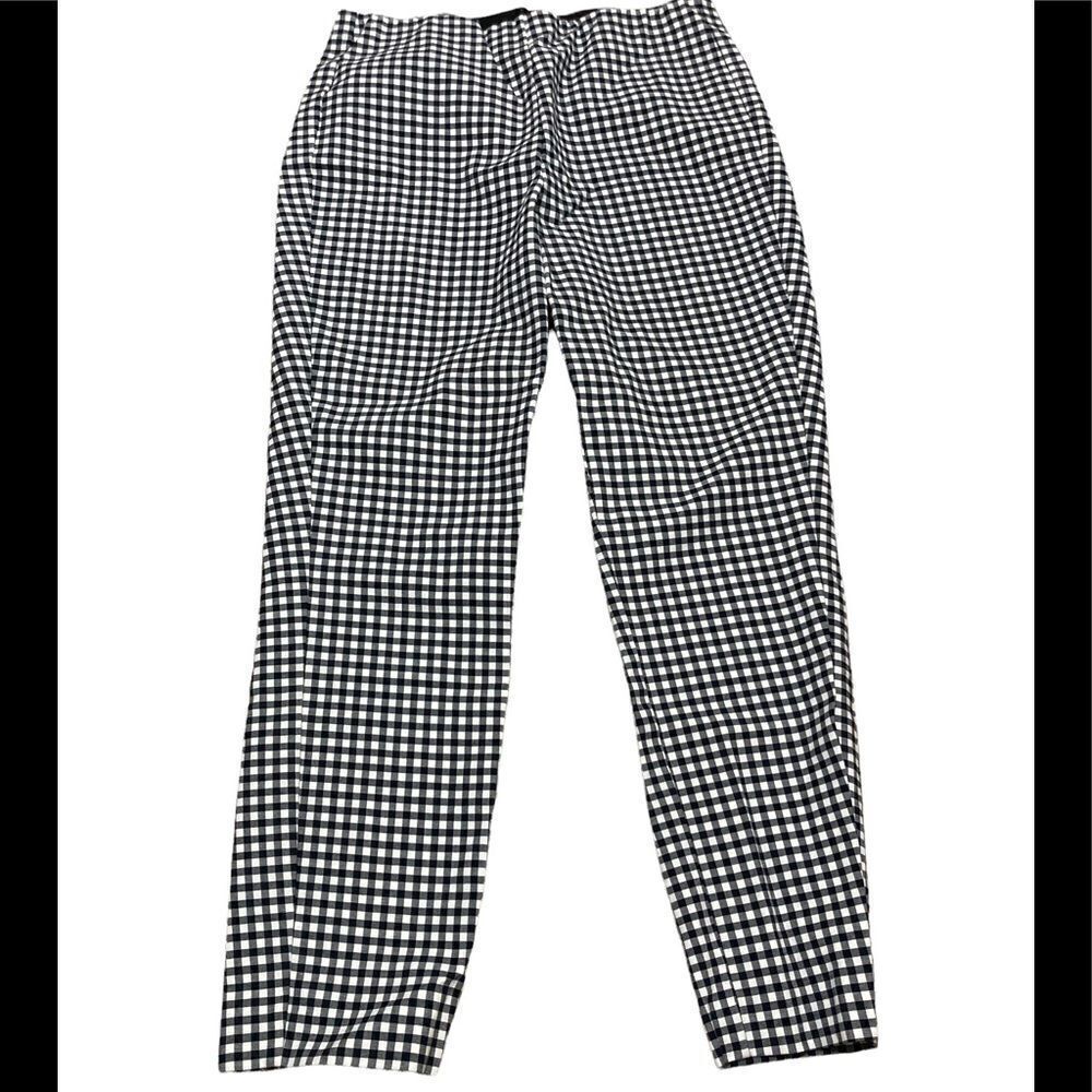 Rag and bone black and white checked black pants size 12 - Picture 2 of 9